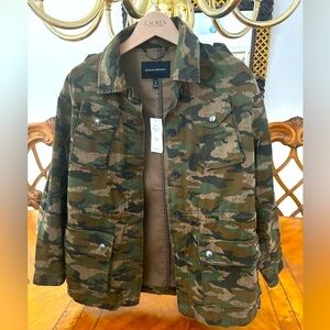 Banana Republic Camo Military Jacket. Size XS